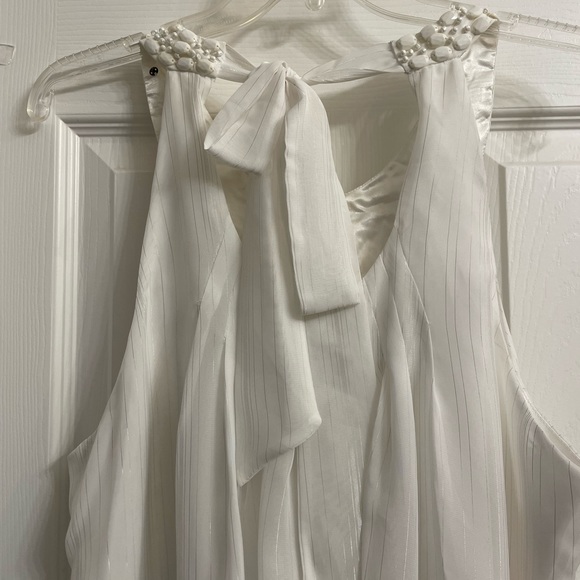 ECI Embellished Dress Blouse. Size 14 NWT - Picture 5 of 6